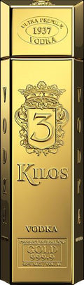 3 Kilos Vodka 750ml