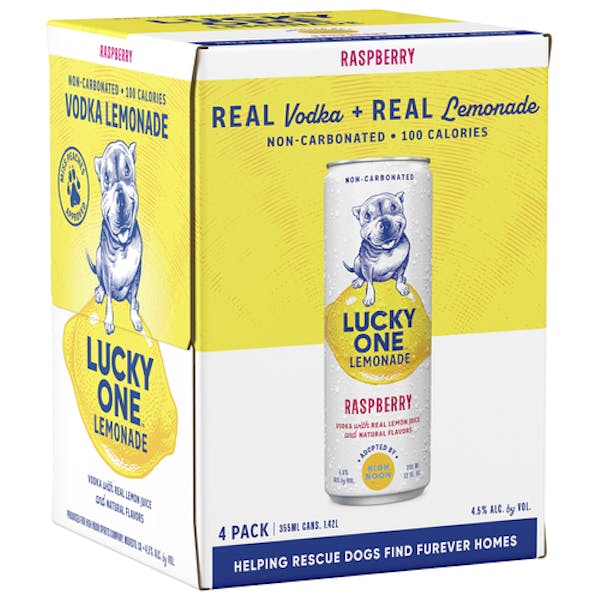 Lucky One Lemonade Rasberry 355ml
