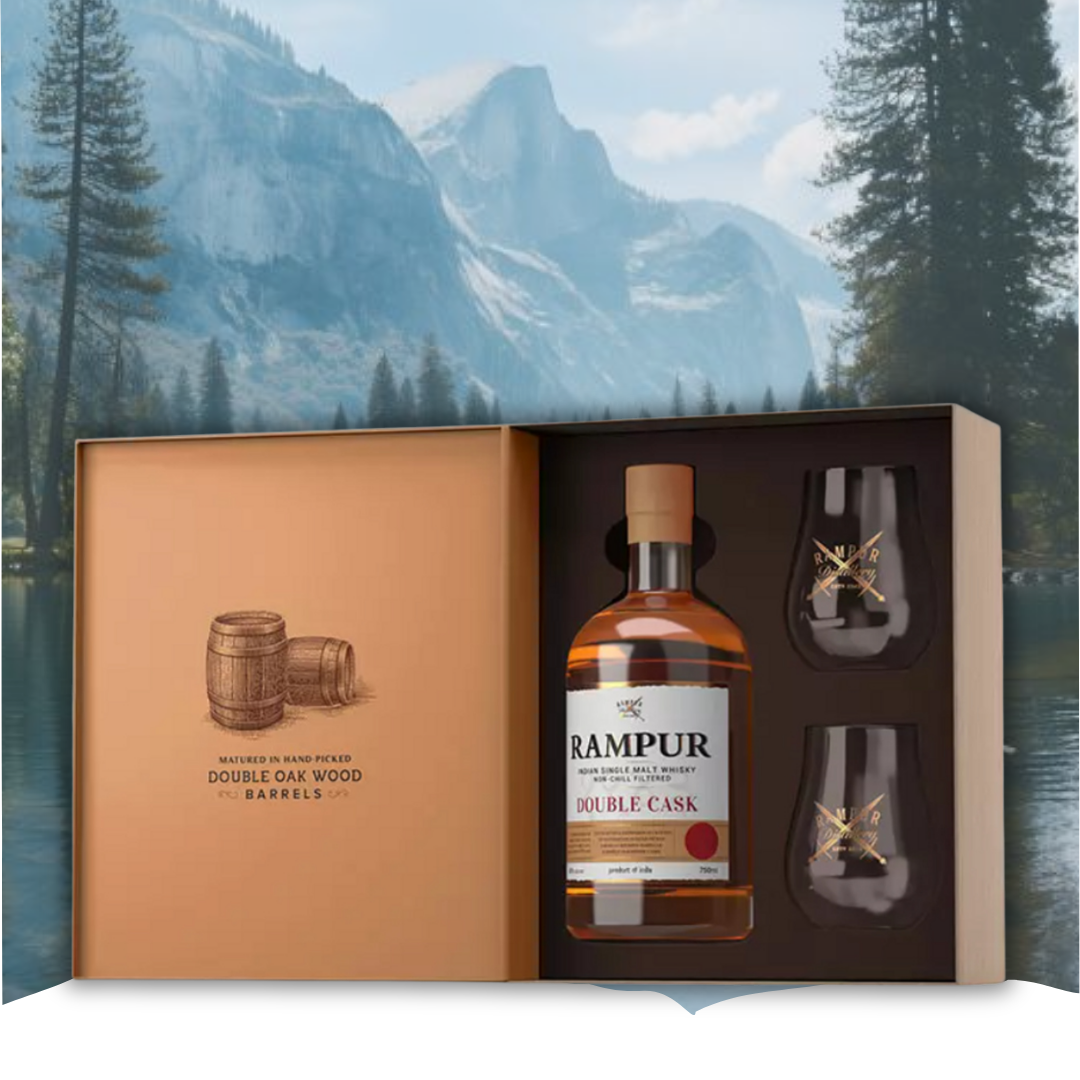 Rampur Indian Double Cask Gift 750ml