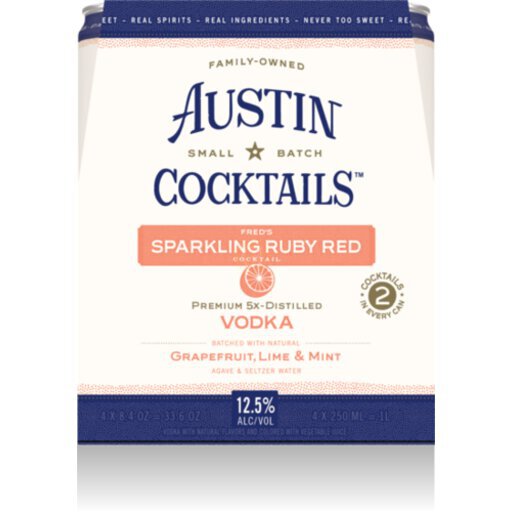 Austin Cocktails Vodka 4 X 250ml