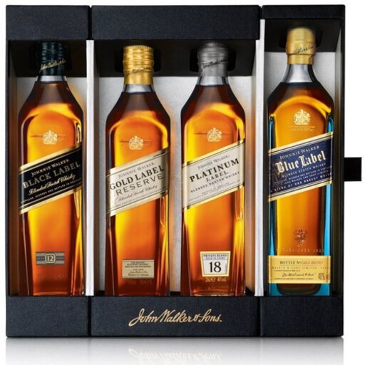 Jhonnie Walker 4 X 200 Collection 200ml