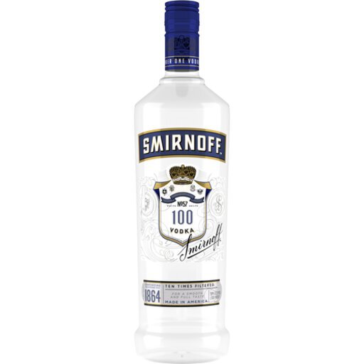 Smirnoff Vodka 100 Proof 1L