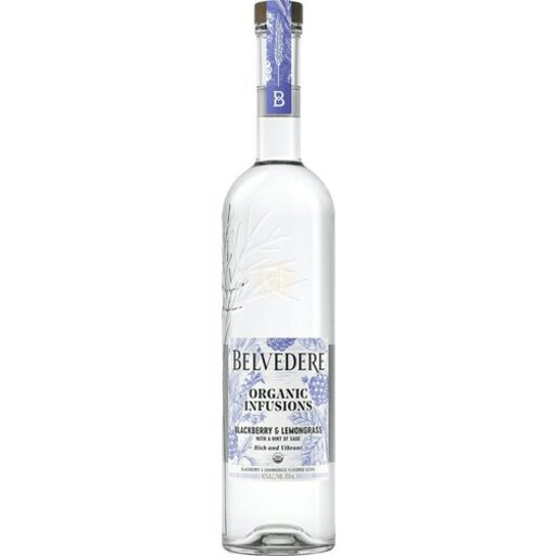 Belvedere organic blueberry 750ml
