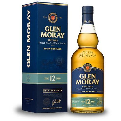 Glen Moray Elgin Heritage 12 Years Old Speyside Single Malt Scotch Whisky 750ml