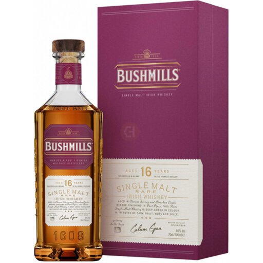 Bushmills 16 Year Old Single Malt Irish Whiskey 750ml
