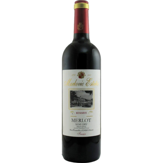 Markovic Estates Merlot Semi dry 750ml